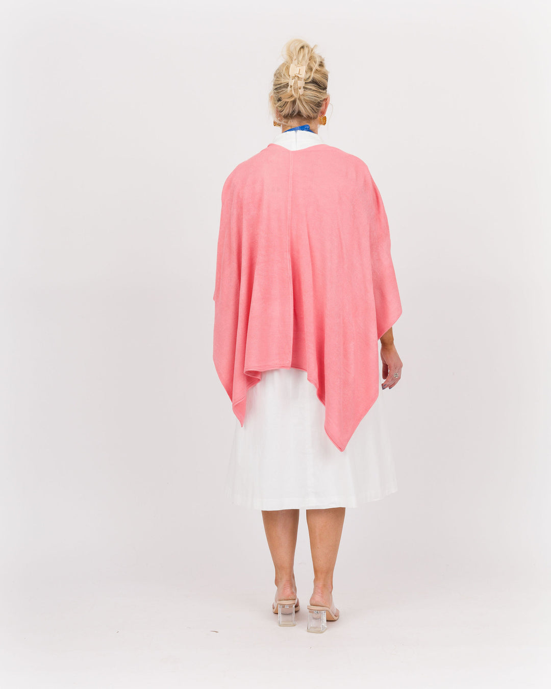 Bordeaux Cardi Wrap - Flamingo