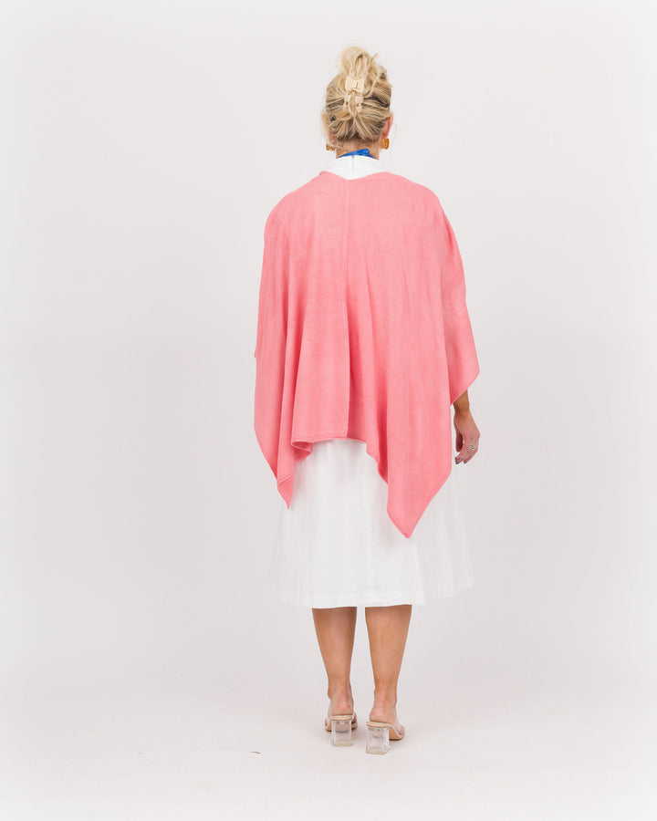 Bordeaux Cardi Wrap - Flamingo