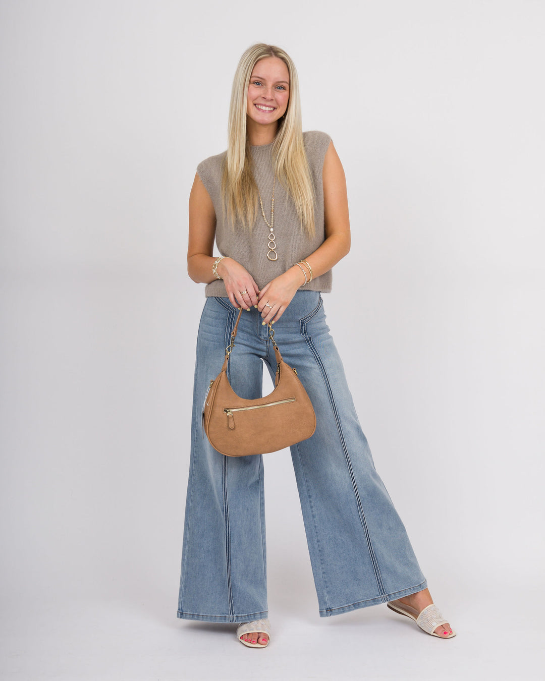 Christina Vest - Taupe