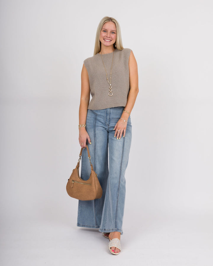 Christina Vest - Taupe