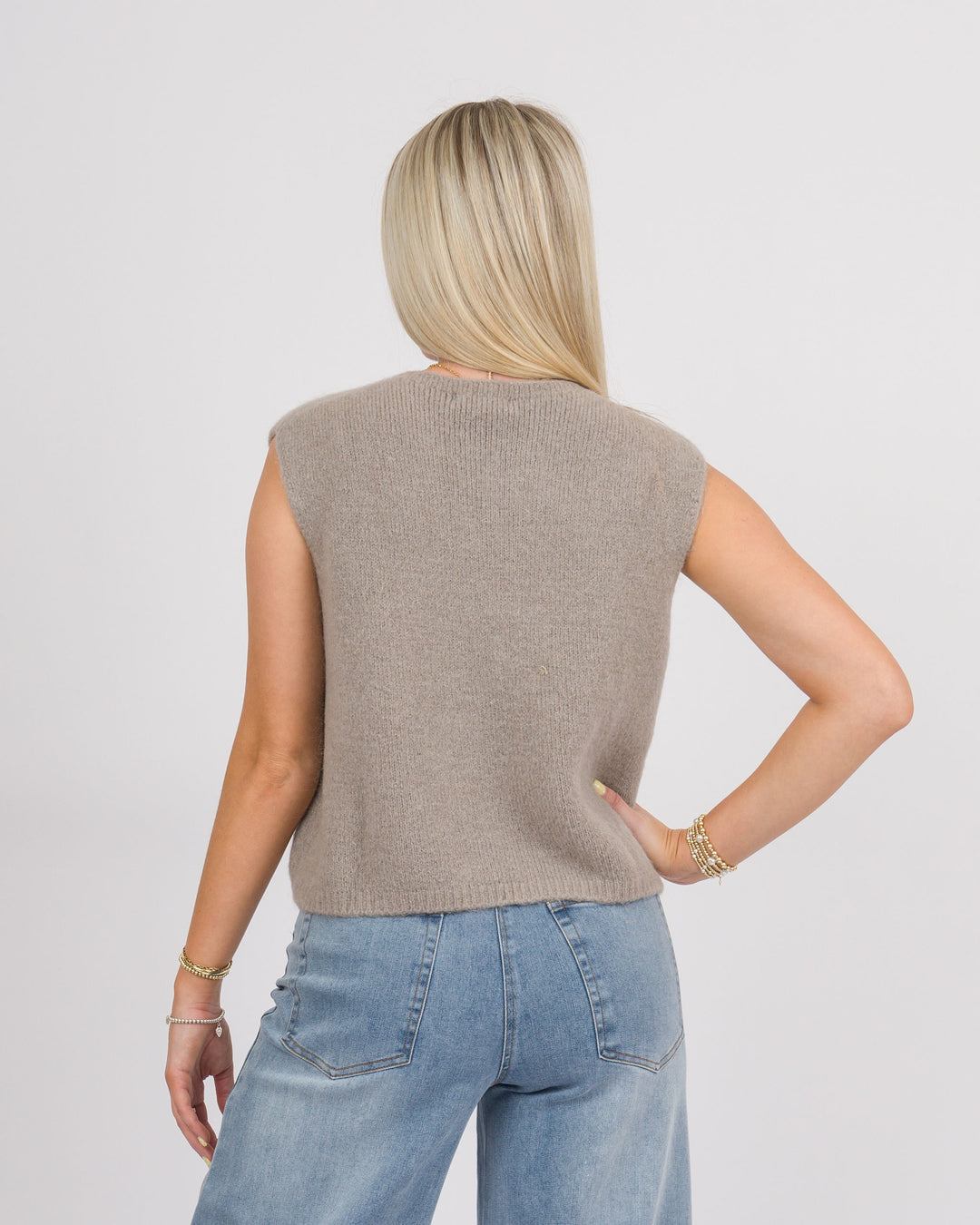 Christina Vest - Taupe