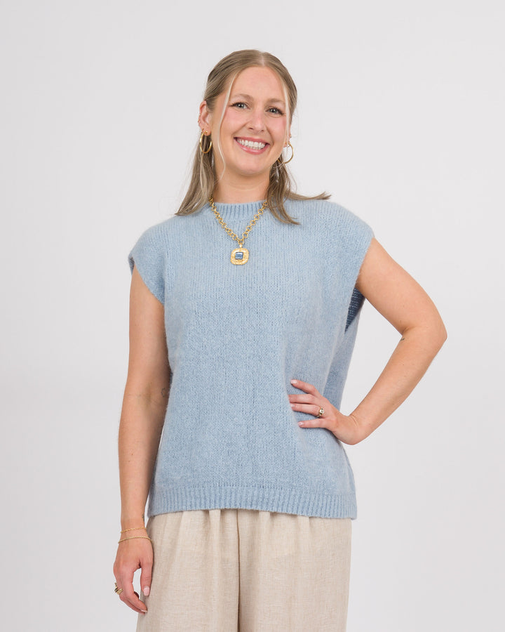 Nadia Vest - Light Blue