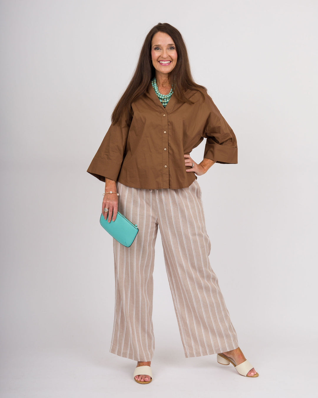 Marcie Top - Mocha Brown