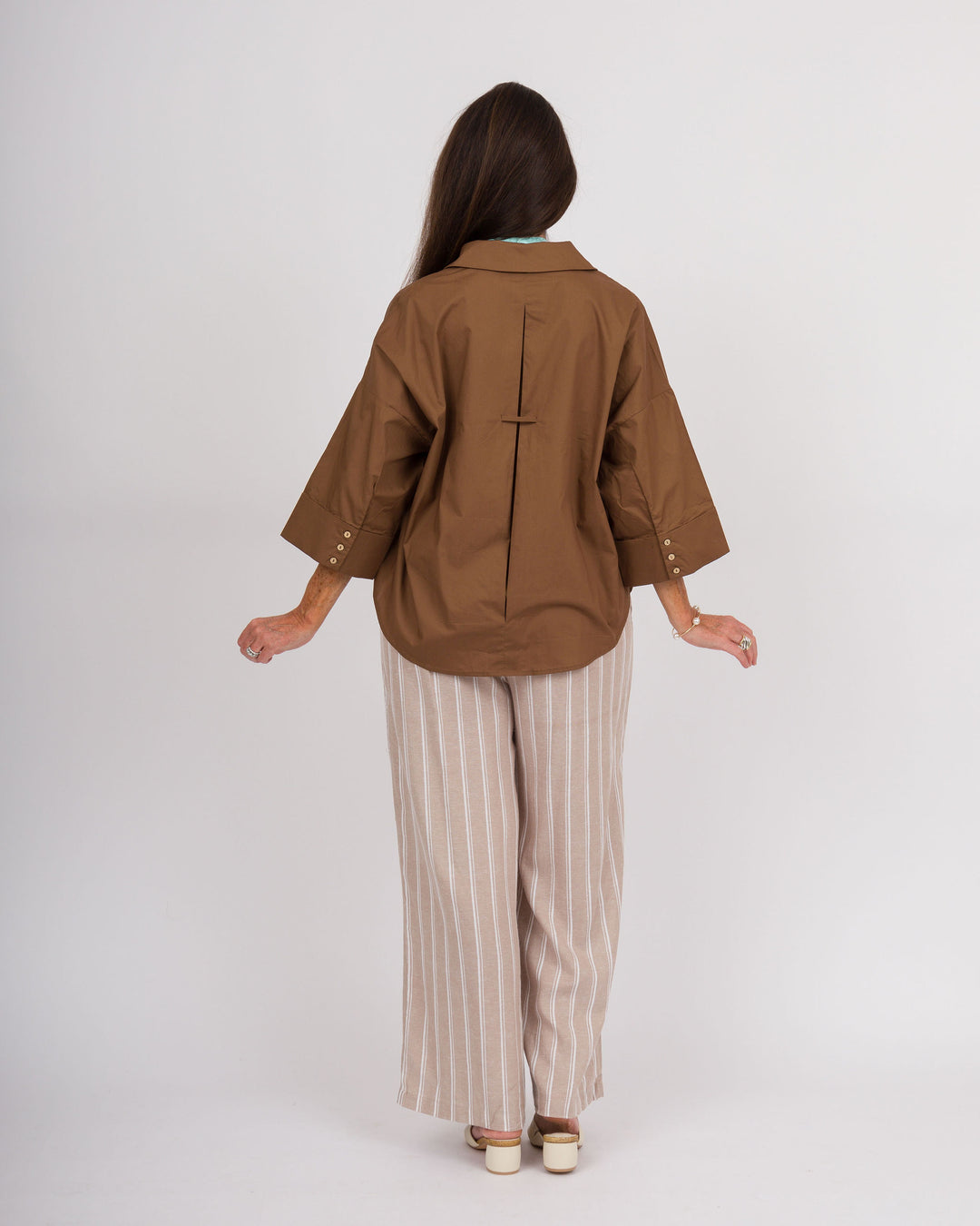 Marcie Top - Mocha Brown