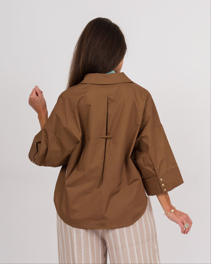 Marcie Top - Mocha Brown