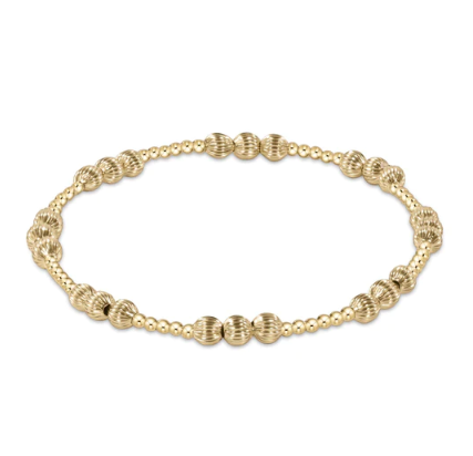 enewton Dignity Joy Pattern 4mm Bead Bracelet - Gold