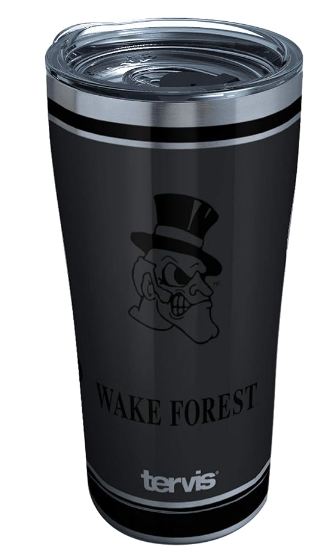 Tervis Collegiate Blackout 20 oz.-Wake Forest