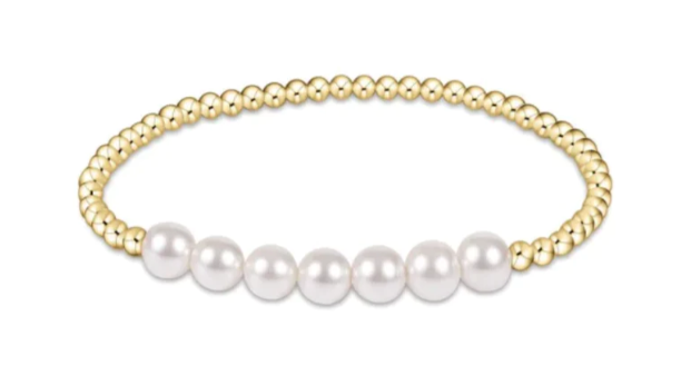 enewton Beaded Bliss 6mm Pearl Gold Bracelet