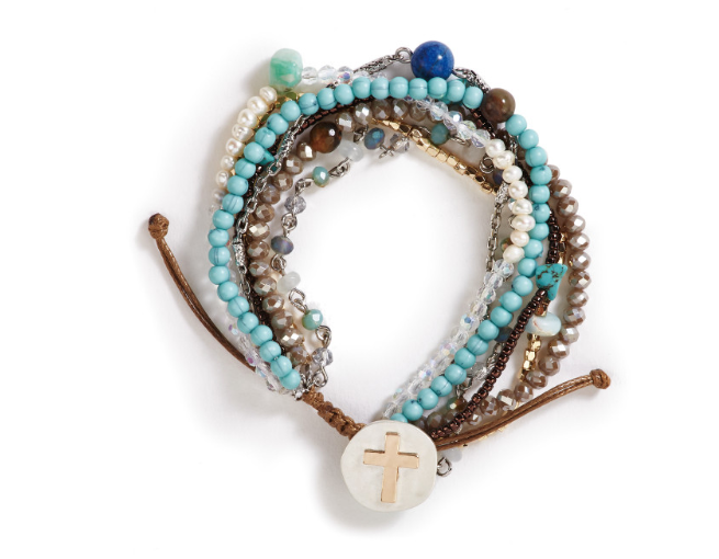 Your Journey Prayer Bracelet - Turquoise