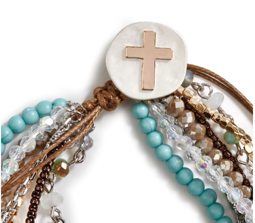 Your Journey Prayer Bracelet - Turquoise