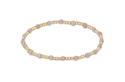 enewton Gold Sincerity 3mm Pink Opal Bracelet