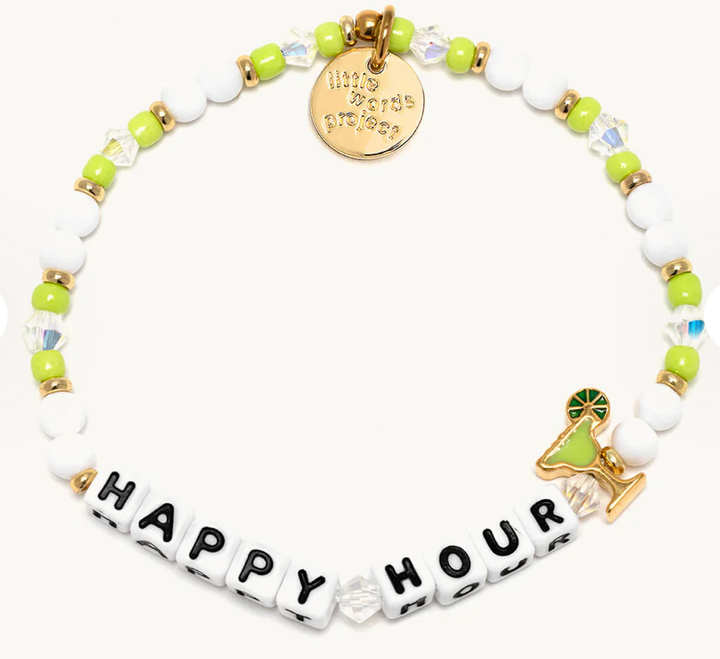 Little Words Project Happy Hour Margarita Bracelet S/M-Final Sale