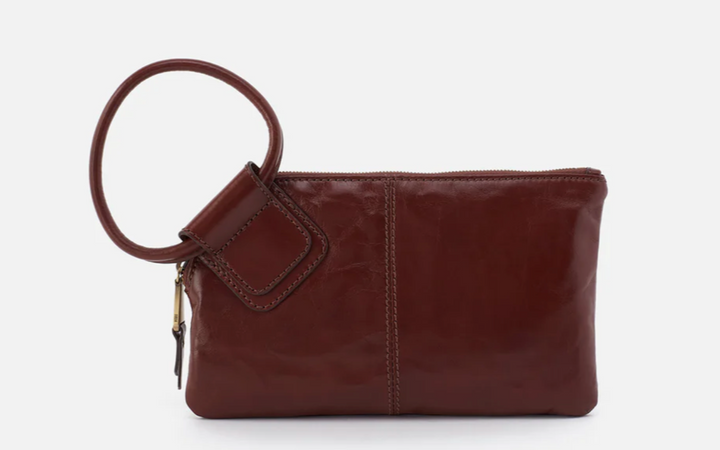 Hobo Sable Wristlet - Chocolate