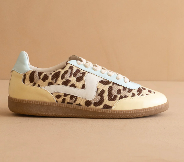 The Kyla Sneaker - Baby Leopard