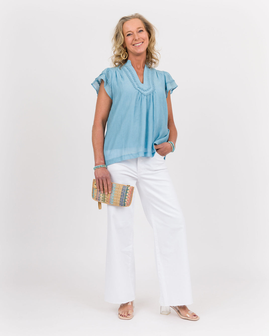 Nolani Top - Blue