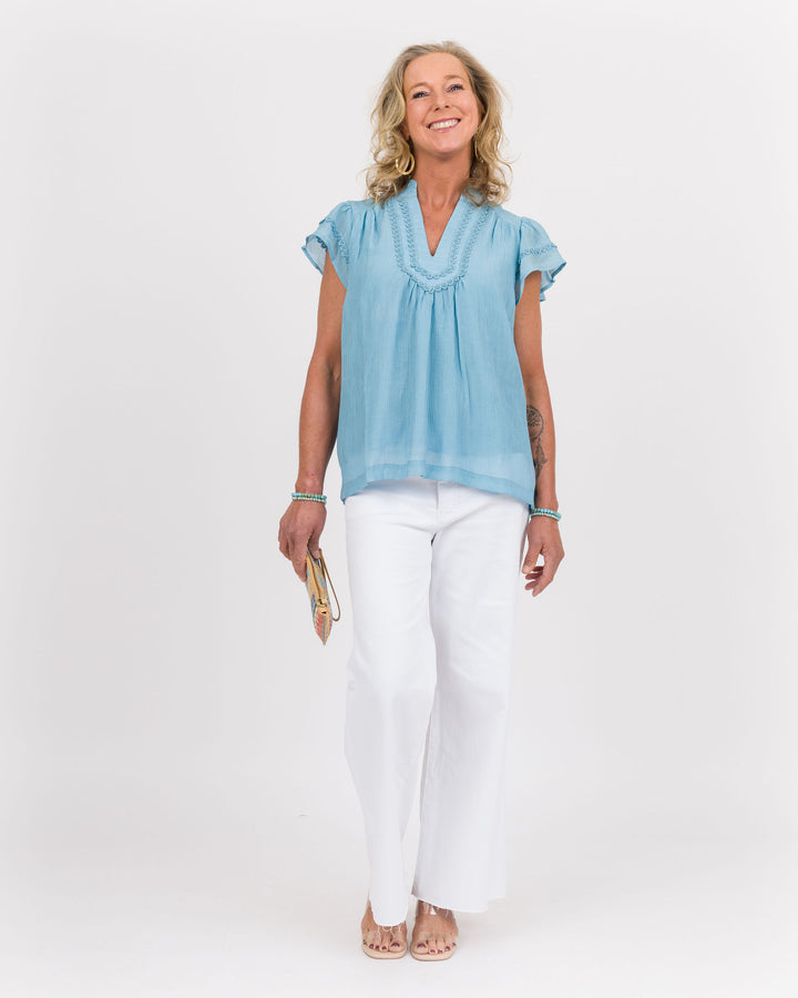 Nolani Top - Blue