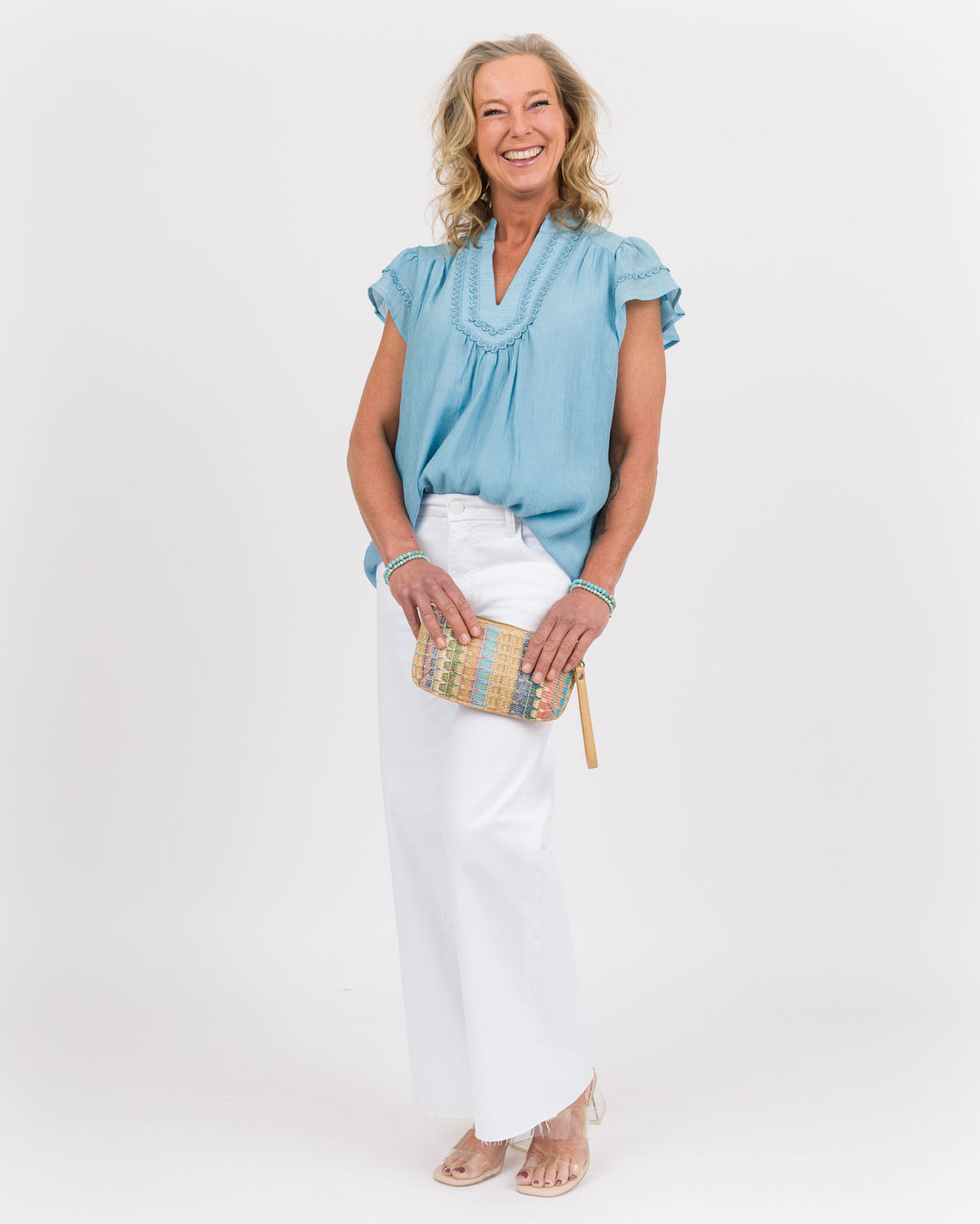Nolani Top - Blue