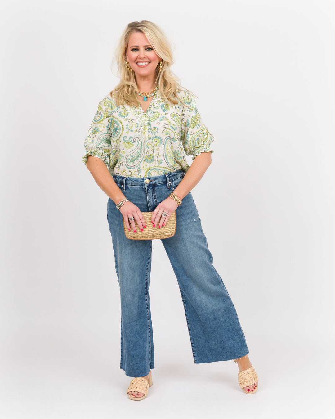 KUT from the Kloth Meg High Rise Wide Leg - Regent