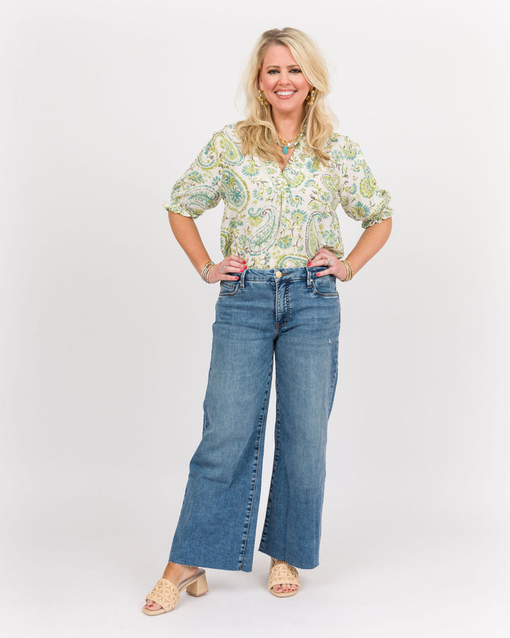 KUT from the Kloth Meg High Rise Wide Leg - Regent