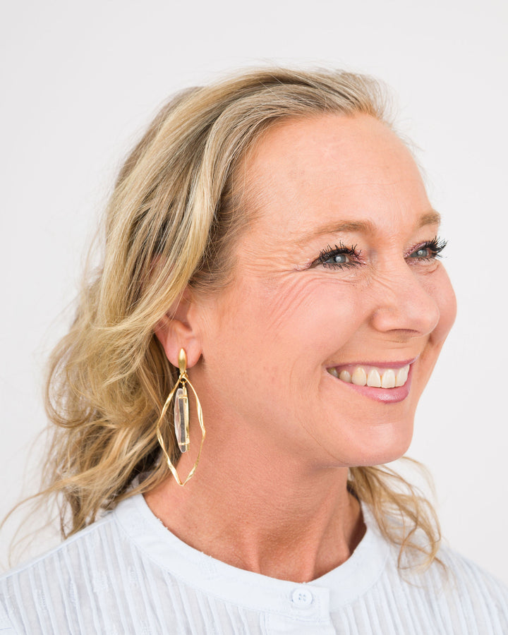 Creative Brazil Maracujá Earrings - Clear