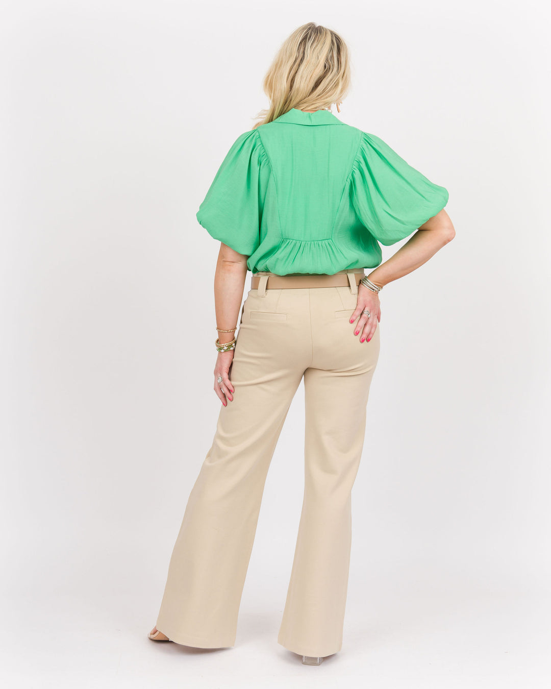 Nine to Fine Pants - Beige