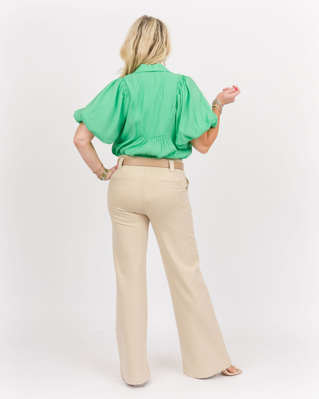 Nine to Fine Pants - Beige