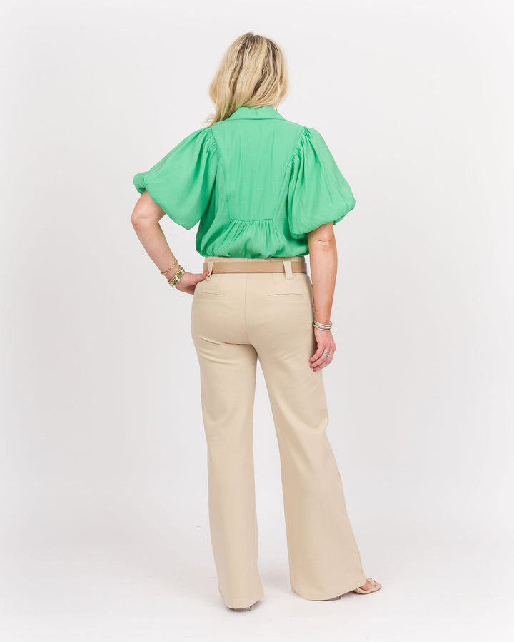 Nine to Fine Pants - Beige