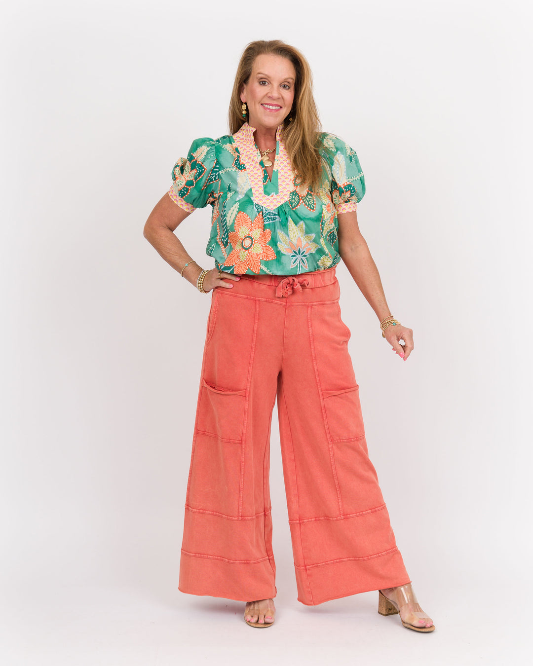 Kate Wide Leg Pants - Tapatio