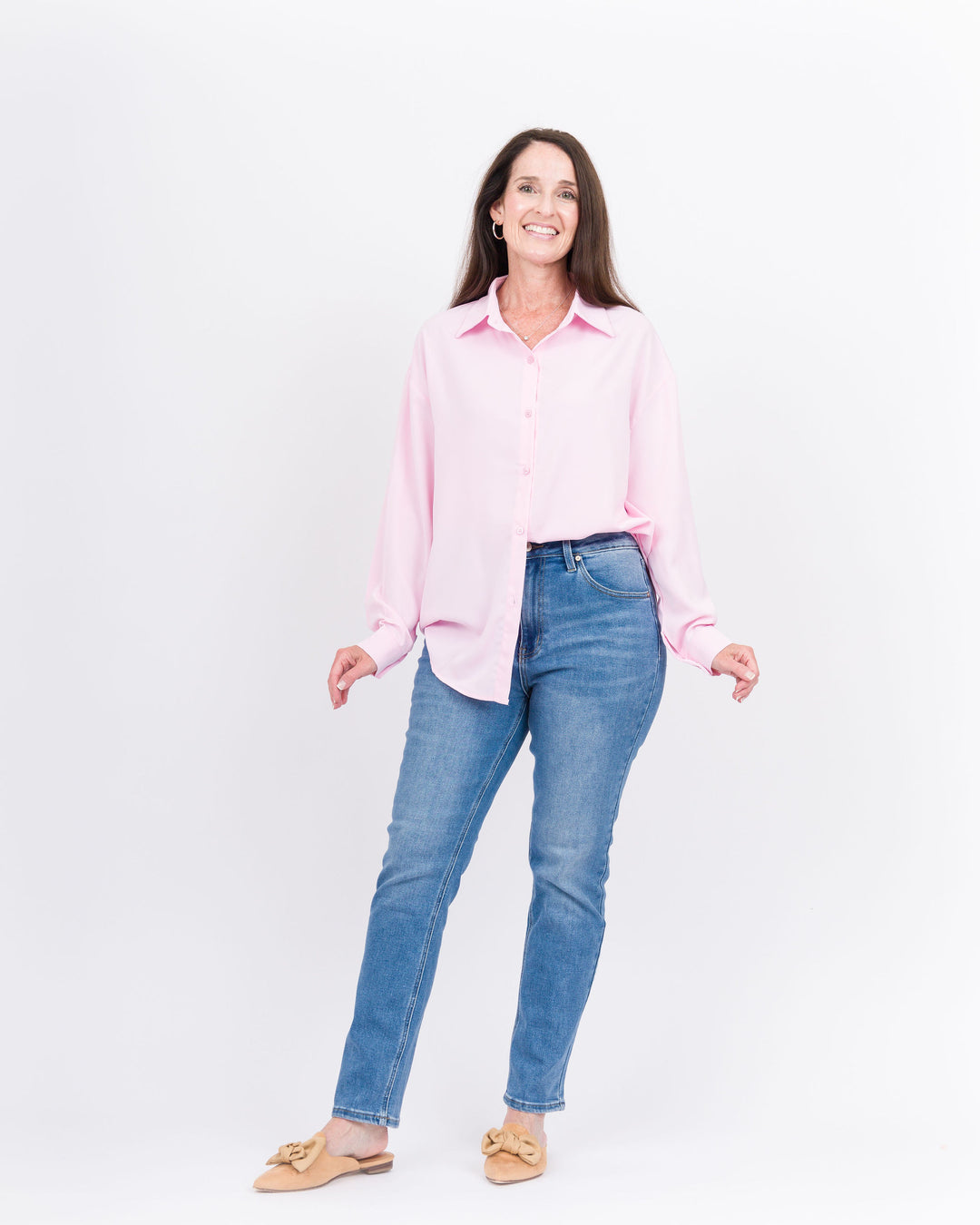 The Kathryn Shirt- Pink