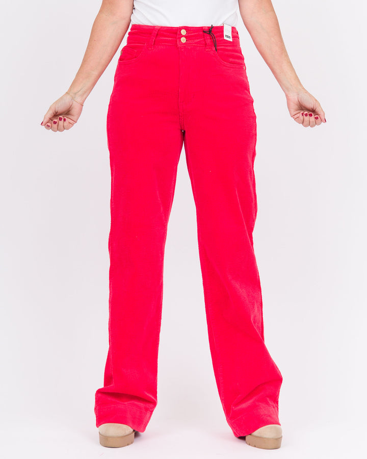 Judy Blue High Waist Wide Leg Pants- Ruby