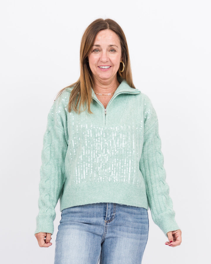 Anna Kate Sweater-Mint