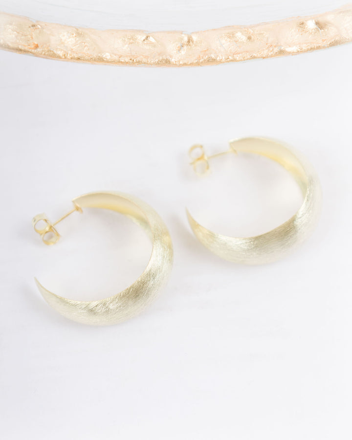 Sheila Fajl Monica 1 1/4 Hoops-Gold