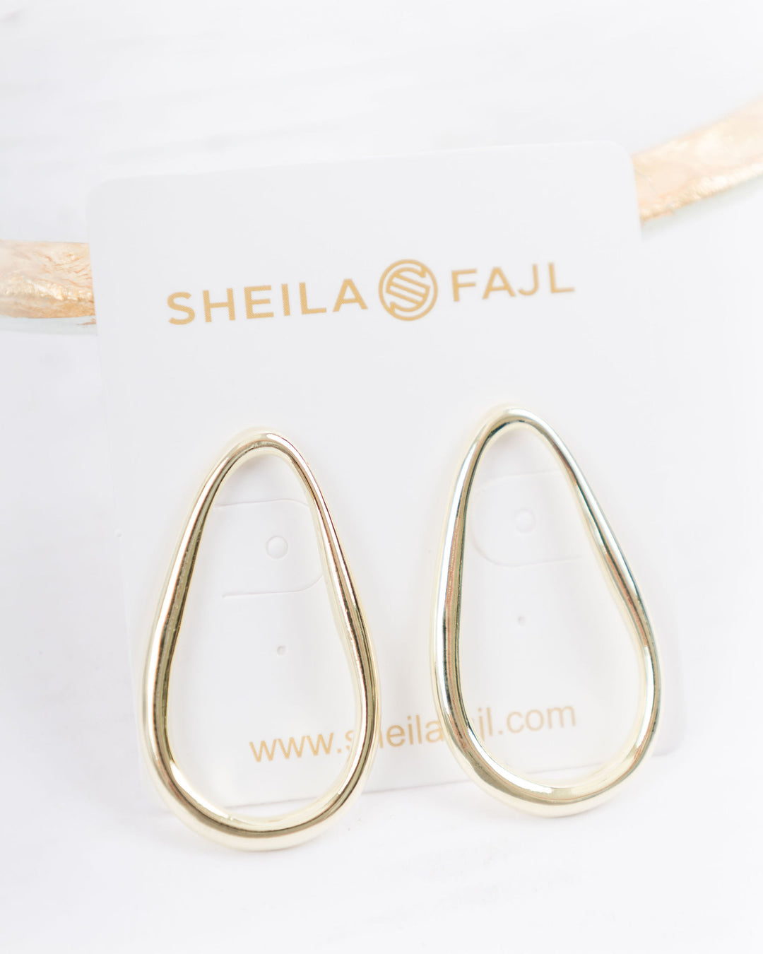 Sheila Fajl Oval Eve Studs