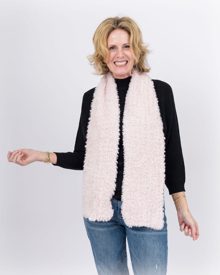 Cozy Cloud Scarf -Blush