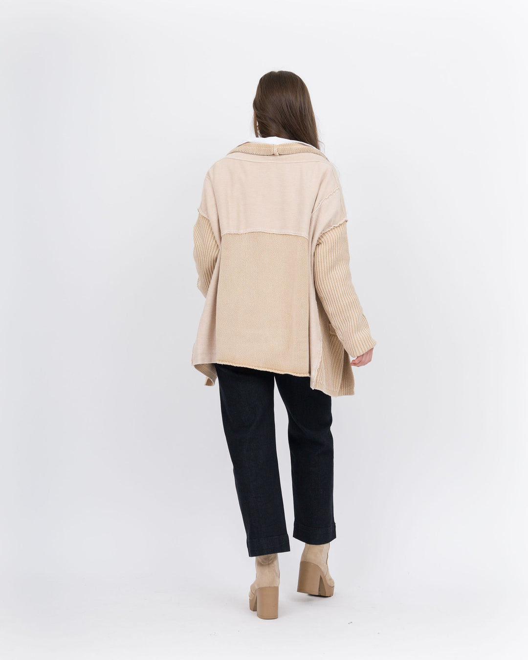 Francine Slouchy Sweater - Khaki