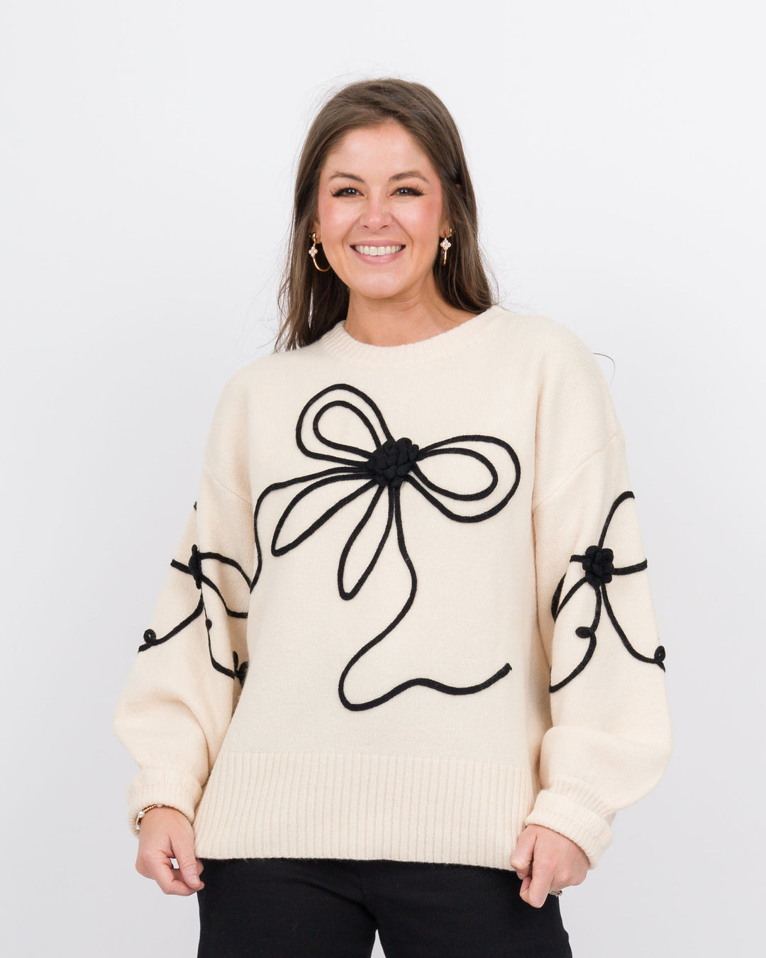 Let's Talk Flowers Sweater