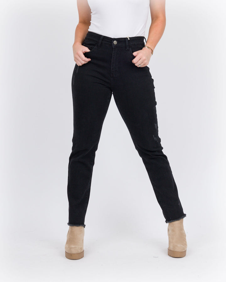 Everstretch Straight Jean - Black