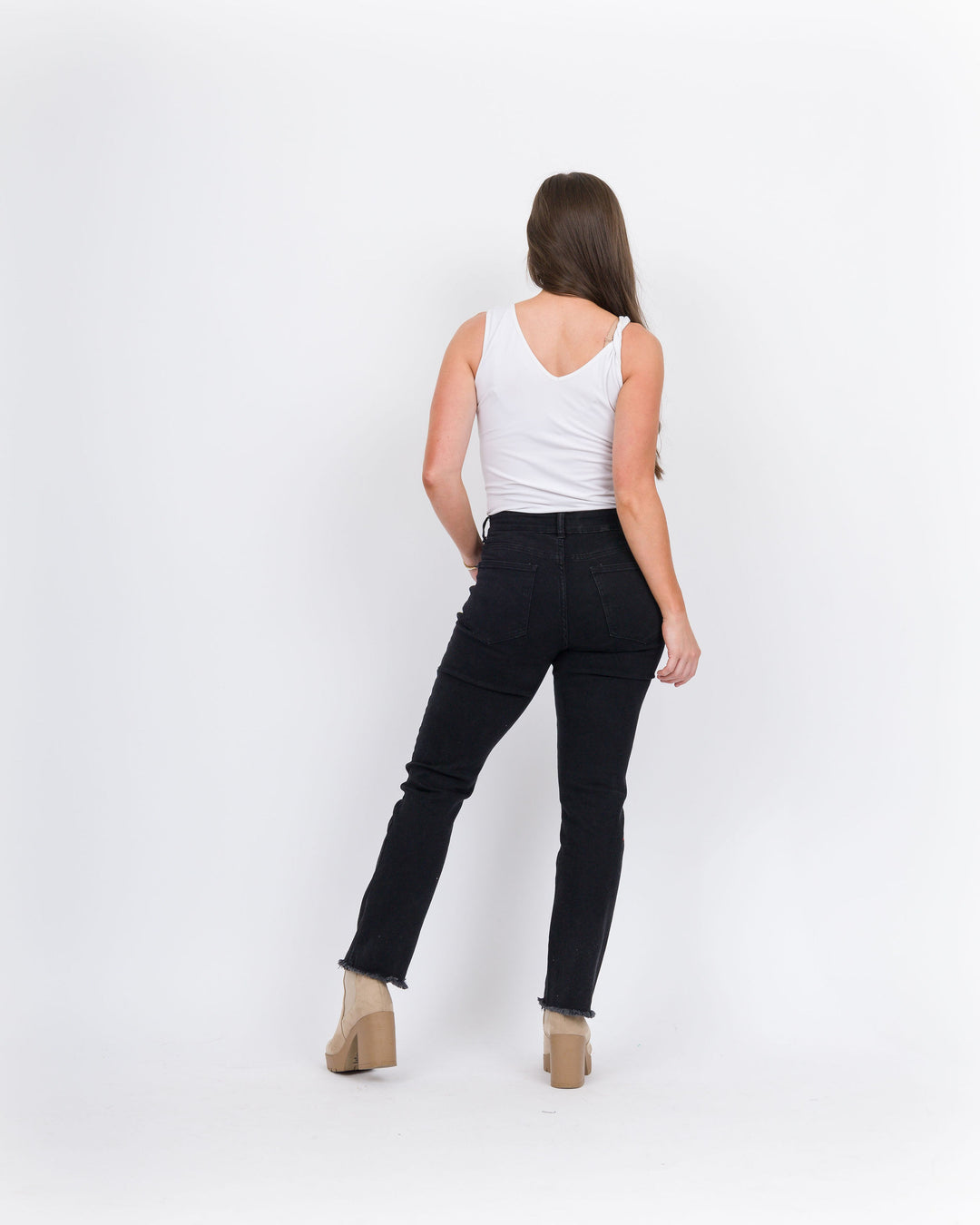 Everstretch Straight Jean - Black