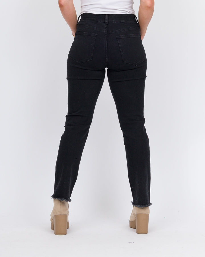 Everstretch Straight Jean - Black