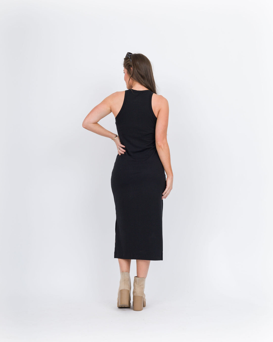 Boody Racerback Dress-Black