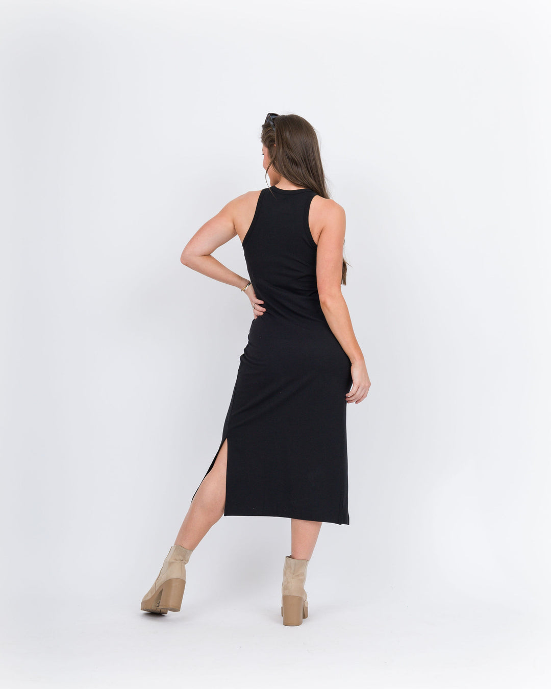 Boody Racerback Dress-Black