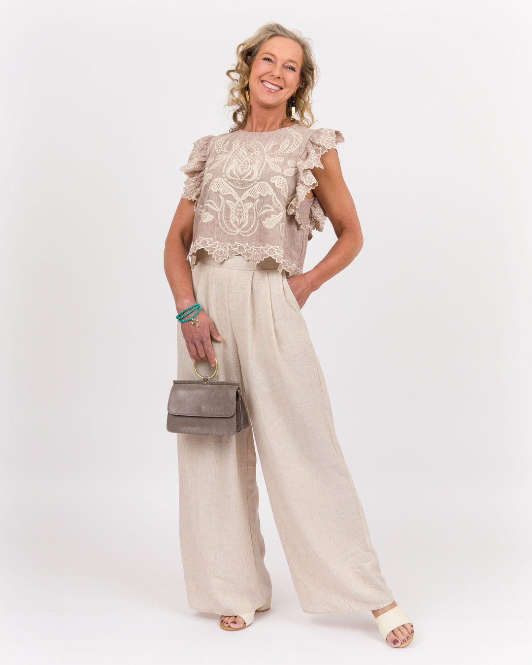 Freya Flutter Sleeve Top