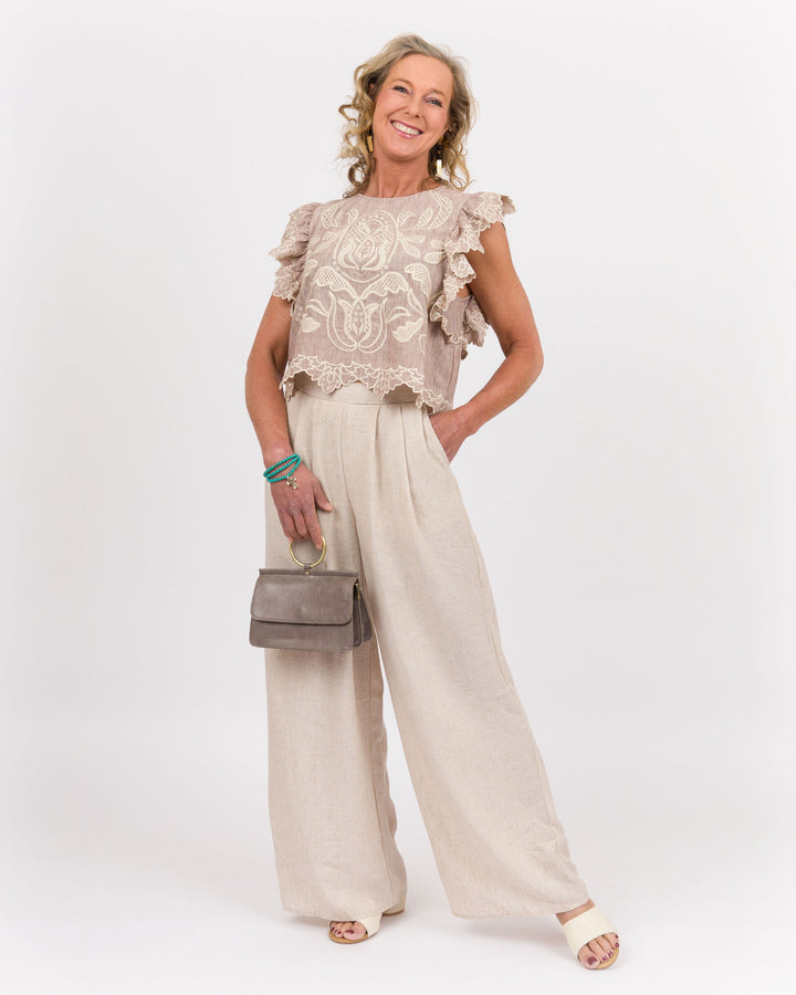 Freya Flutter Sleeve Top