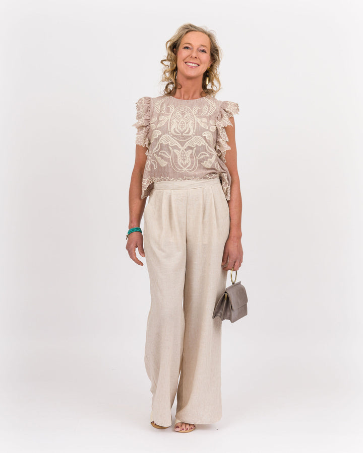 Freya Flutter Sleeve Top