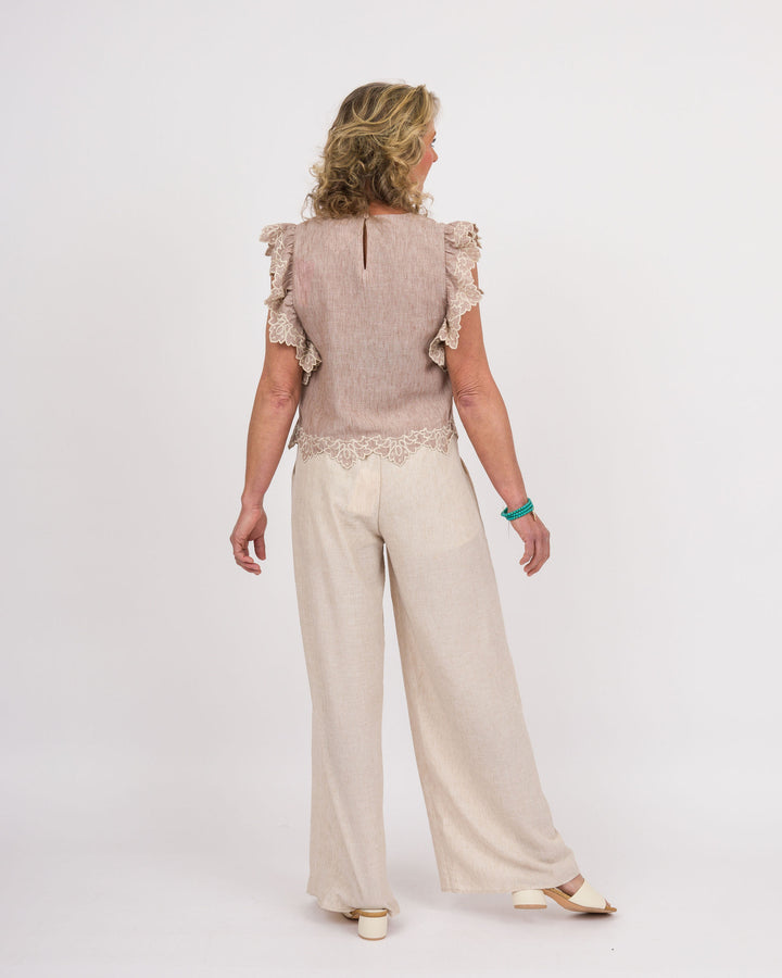Freya Flutter Sleeve Top