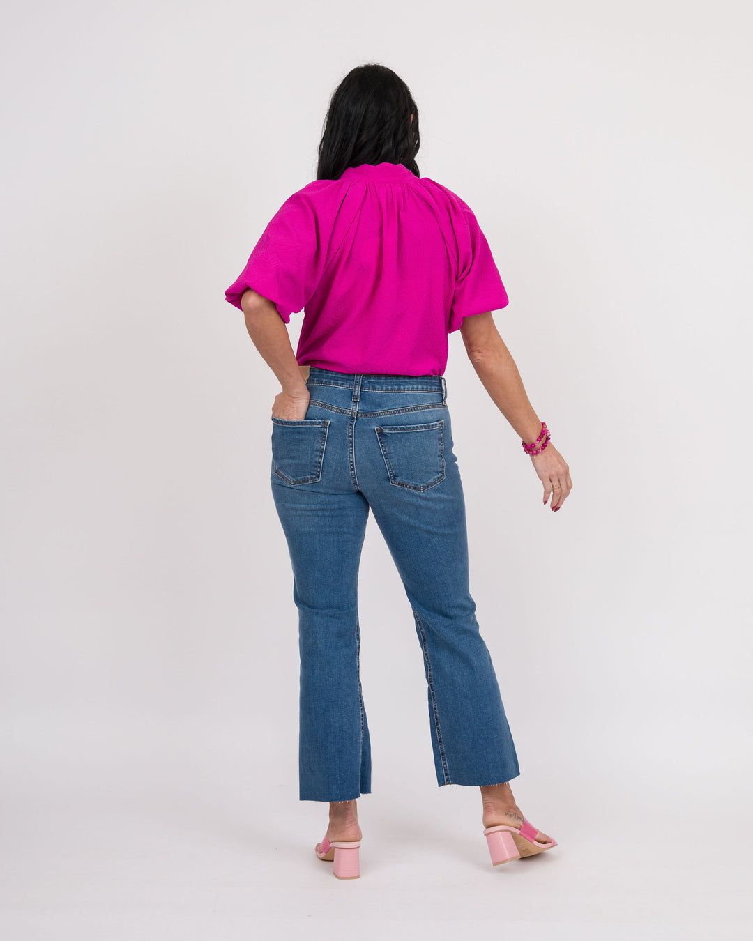 KUT from the Kloth Kelsey High Rise Ankle Flare