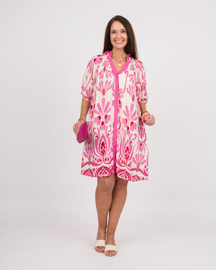 Margo Shift Dress - Pink