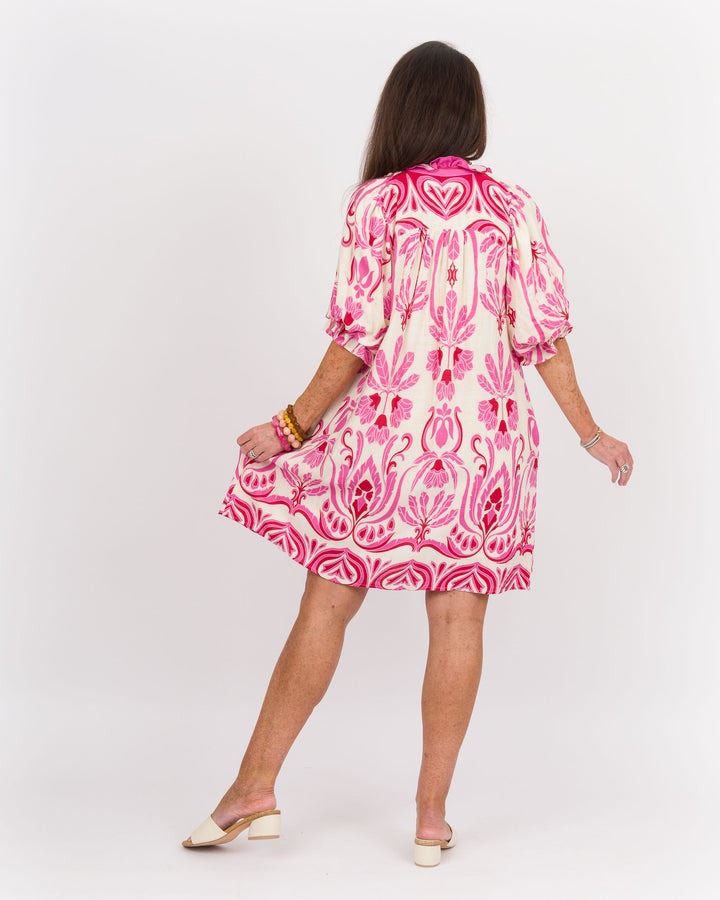 Margo Shift Dress - Pink