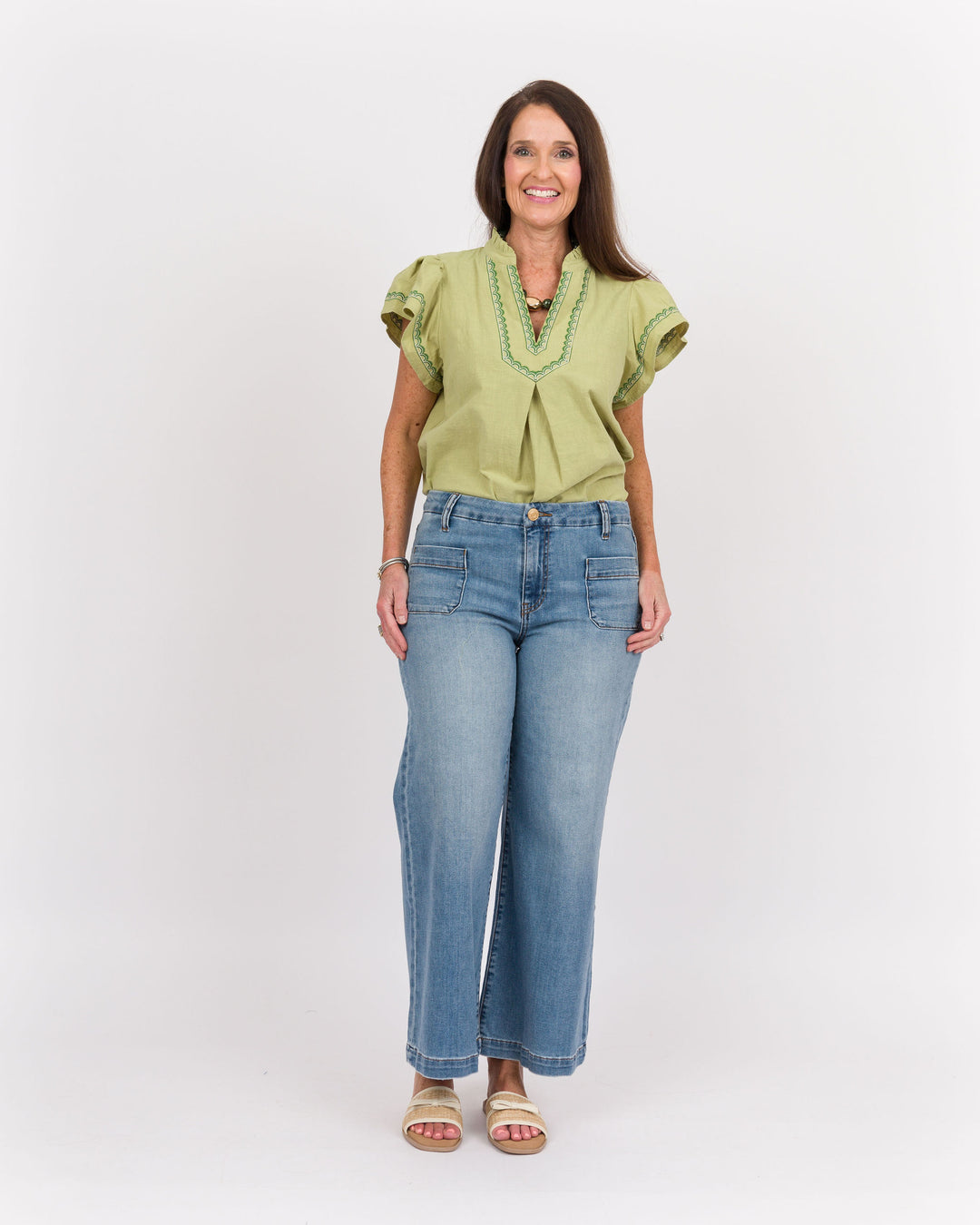 KUT from the Kloth Meg High Rise Wide Leg - Talym