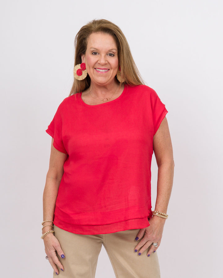 Camellia Top Red